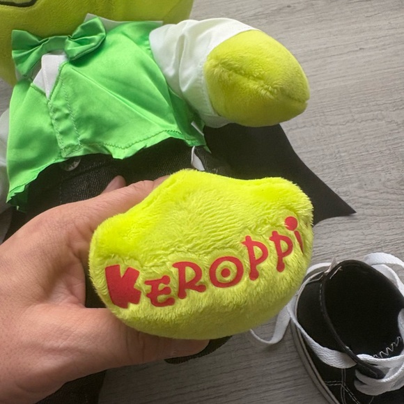 Rare Build A Bear Keroppi Plush 2023 Hello Kitty & Friends + Outfit NWOT - Picture 4 of 14